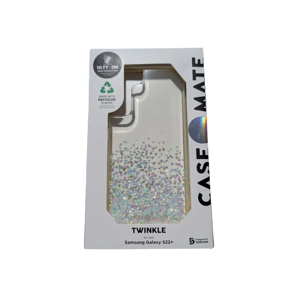 CaseMate Twinkle Drop Protective Case for Samsung Galaxy S22+ Galaxy S22 Plus W1